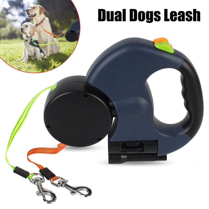 Correa retractil reflectante 360° para perros pequenos