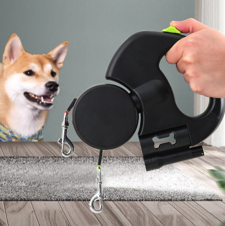 Correa retractil reflectante 360° para perros pequenos