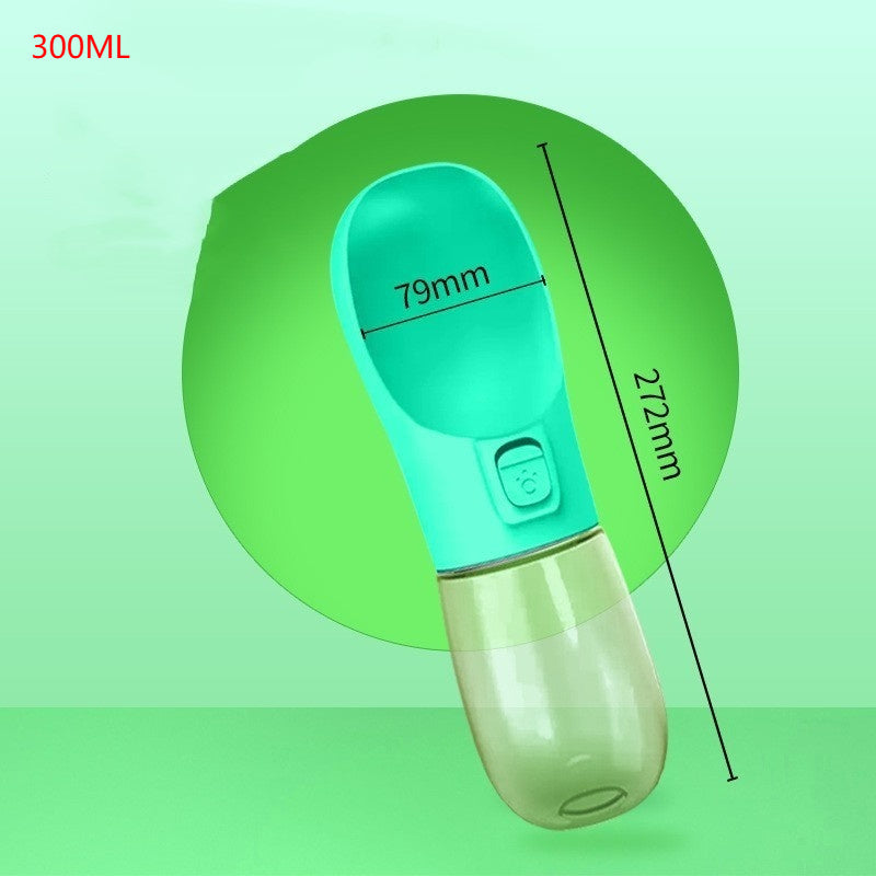Botella Bebedero Portátil para Perros – Cuenco de Agua y Comida para Viajes al Aire Libre