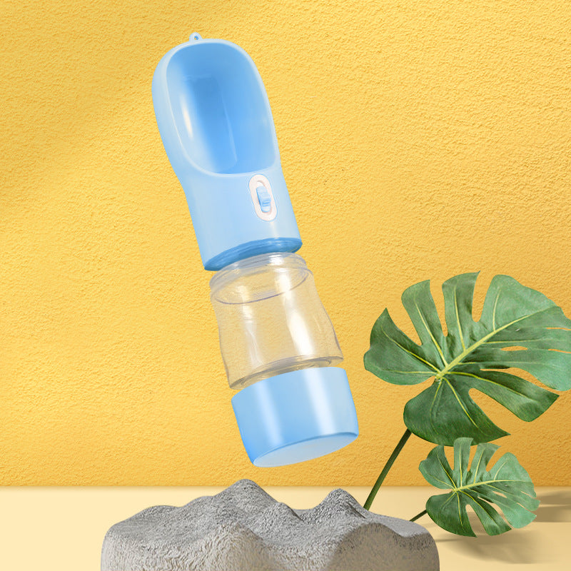 Botella Bebedero Portátil para Perros – Cuenco de Agua y Comida para Viajes al Aire Libre