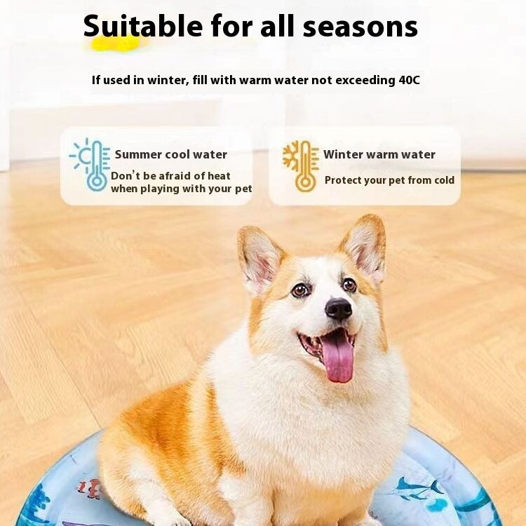 Cojin refrescante de agua para mascotas-Alfombra de hielo para dormir para perros y gatos