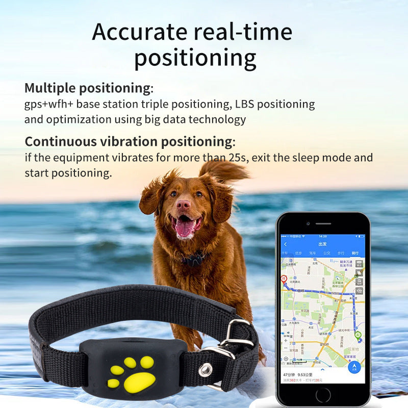 Localizador GPS Resistente al Agua y Rastreador Inteligente para Mascotas
