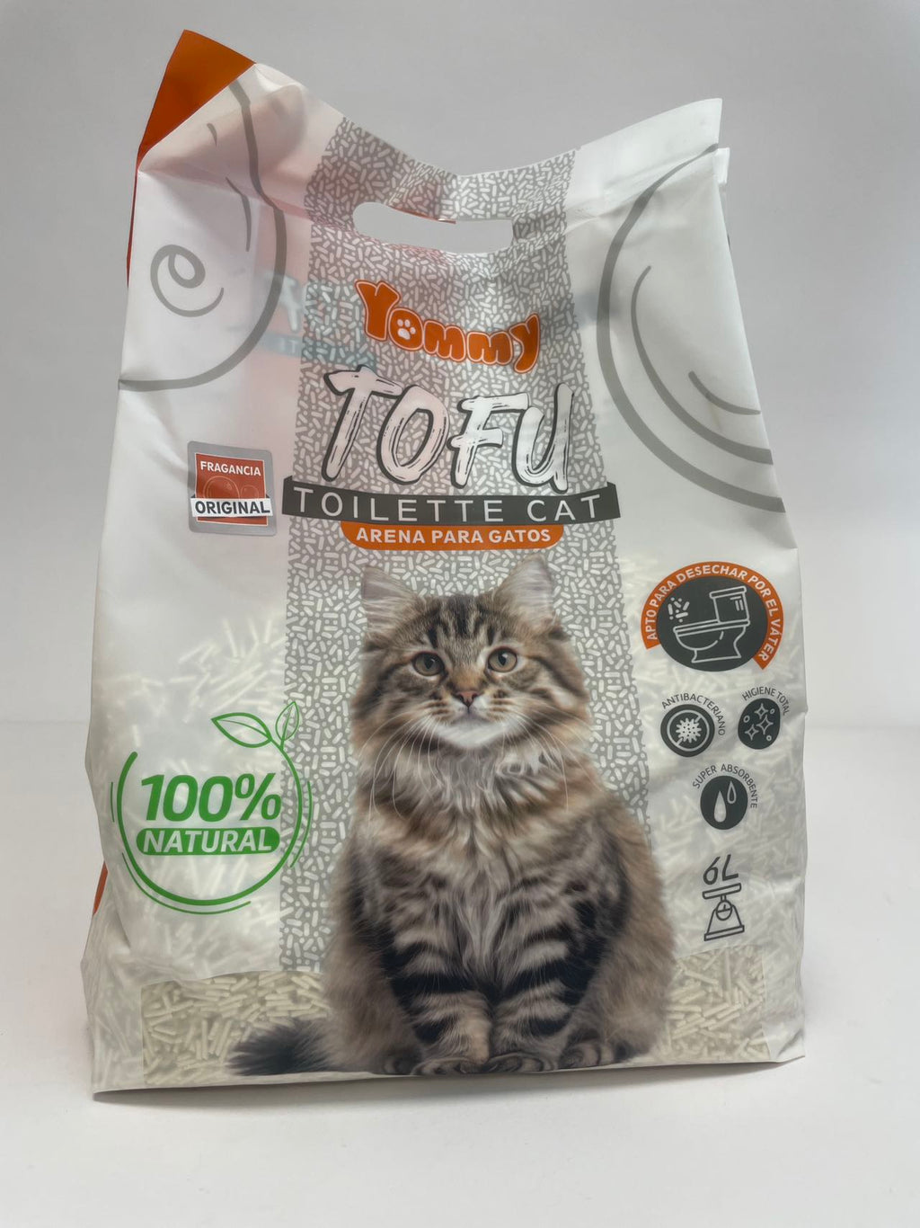 Arena de Tofu para Gatos 6L