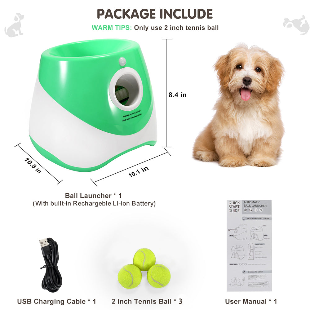 Lanzador Automático de Pelotas para Perros