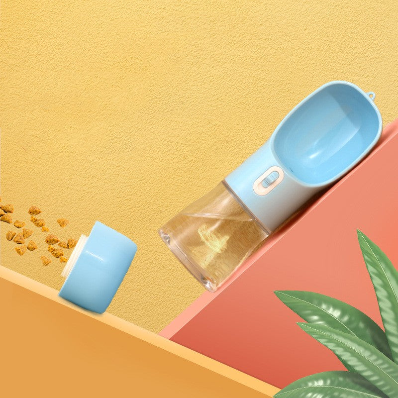 Botella Bebedero Portátil para Perros – Cuenco de Agua y Comida para Viajes al Aire Libre