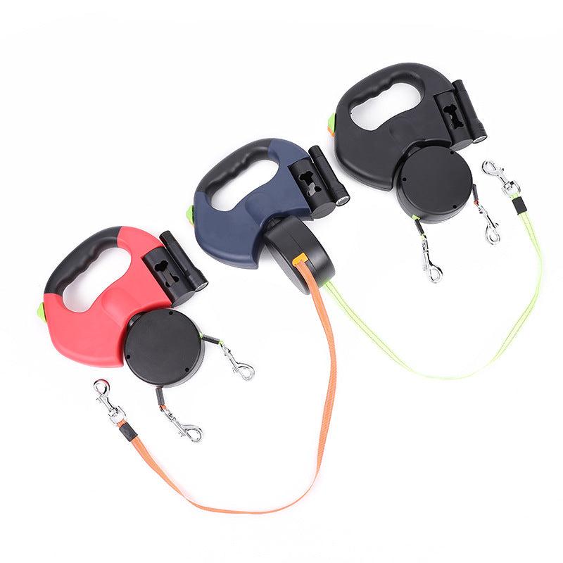 Correa retractil reflectante 360° para perros pequenos
