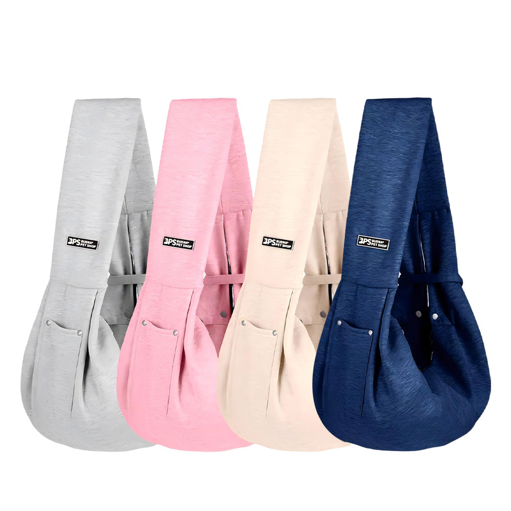Bolsa Bandolera de Algodón Cómoda para Mascotas – Bolso de Hombro para Viajes al Aire Libre, Portátil para Gatos y Cachorros