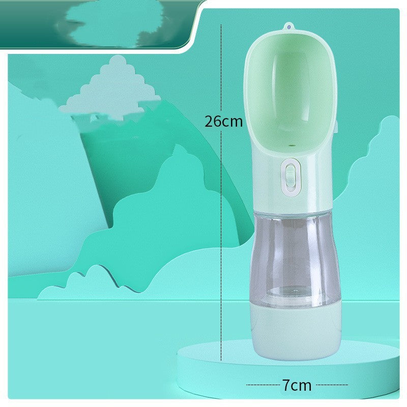 Botella Bebedero Portátil para Perros – Cuenco de Agua y Comida para Viajes al Aire Libre