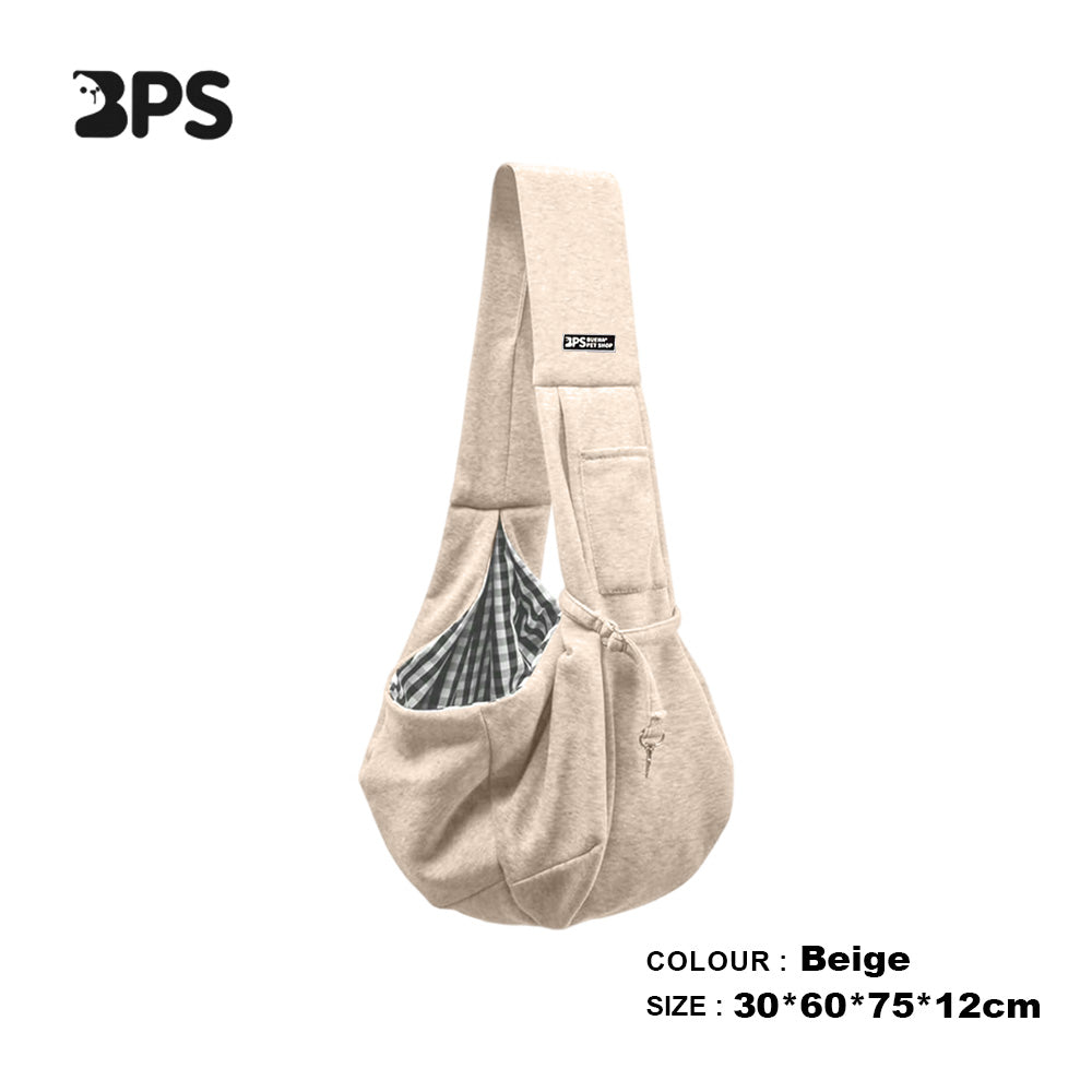 Bolsa Bandolera de Algodón Cómoda para Mascotas – Bolso de Hombro para Viajes al Aire Libre, Portátil para Gatos y Cachorros